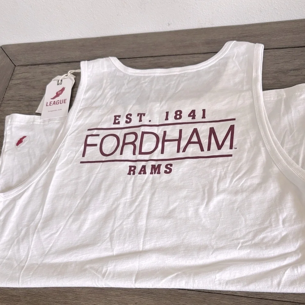 NWT [League] Fordham University Rams NCAA Sleeveless Tank Top Men’s Sz X-Large - Picture 4 of 10